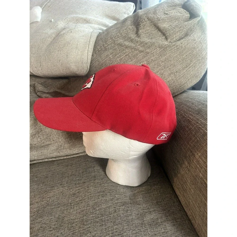Reebok Kansas City Chiefs Hat One Size Fits Most Adjustable NFL Cap - Picture 4 of 6